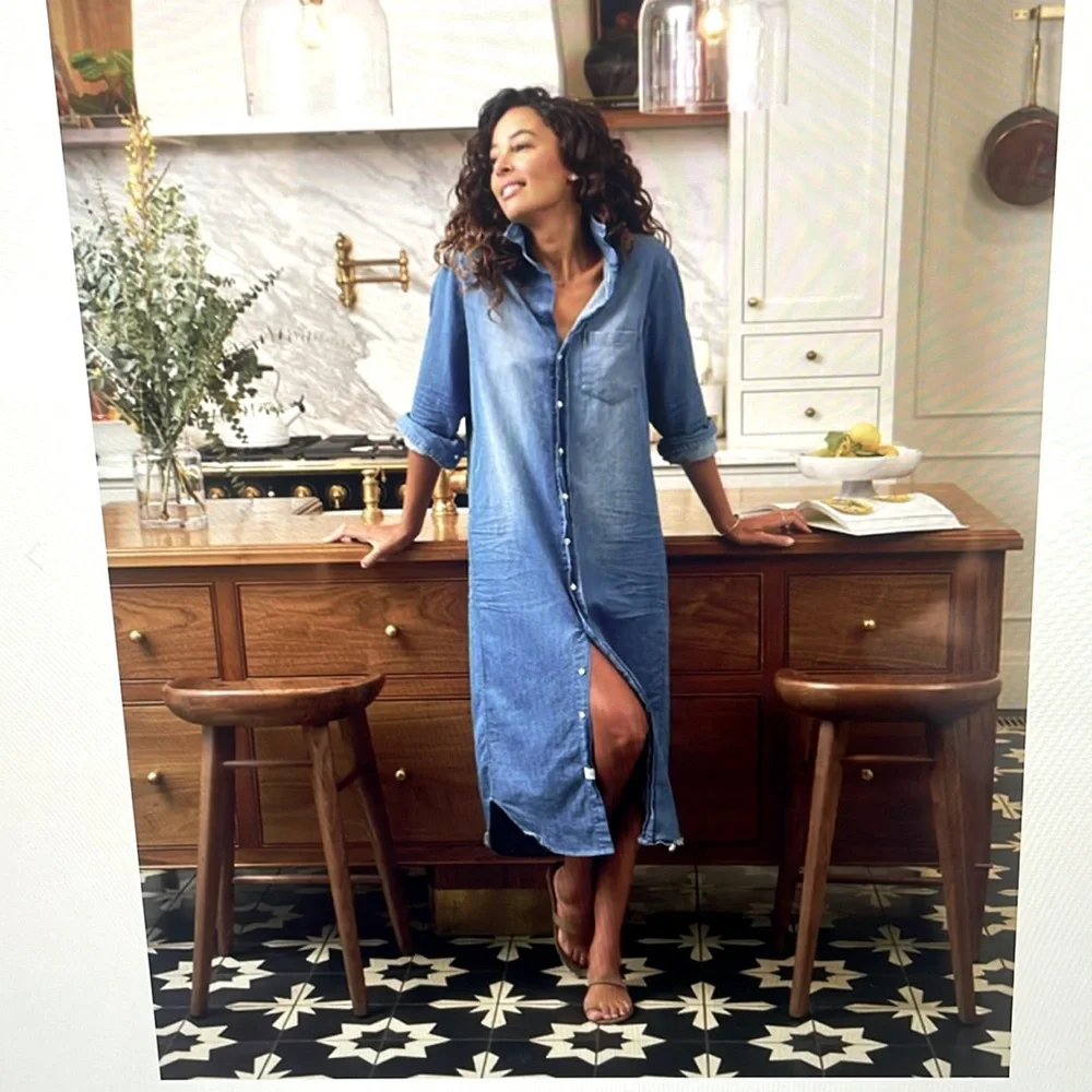FRANK & EILEEN Rory Famous Denim Shirtdress - Picture 5 of 16